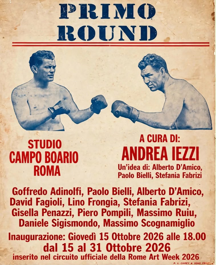 Primo Round — mostra collettiva presso Studio Campo Boario, Roma